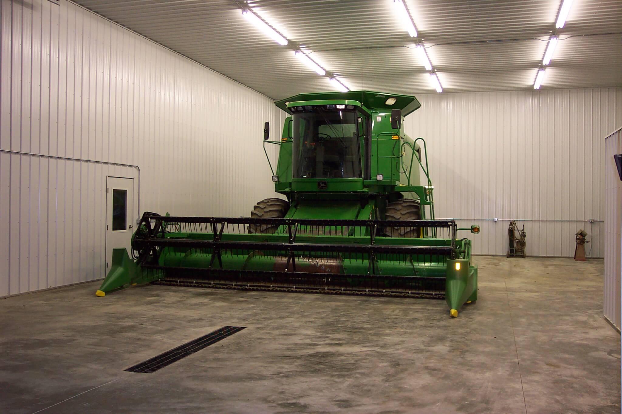 Large Equipment in Insulated Workshop