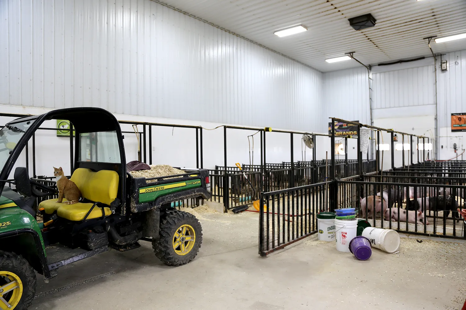 Large Equipment in Insulated Workshop