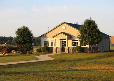 Community post-frame building