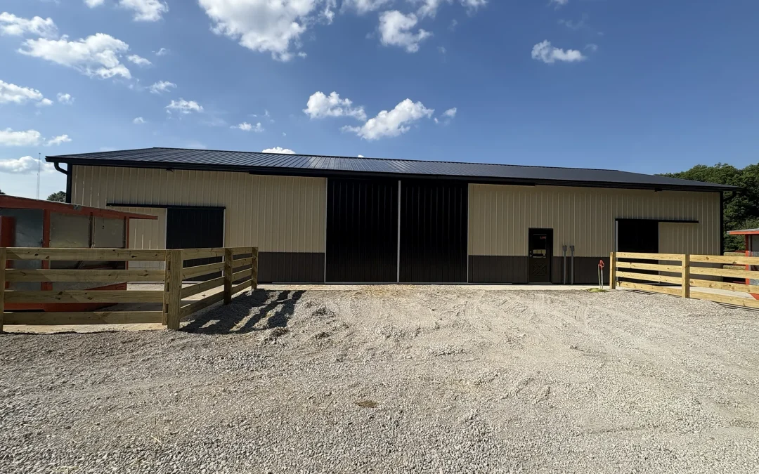 agricultural post-frame building