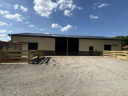 BlufftonAg agricultural post-frame building