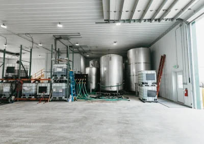 fertilizer storage post-frame building