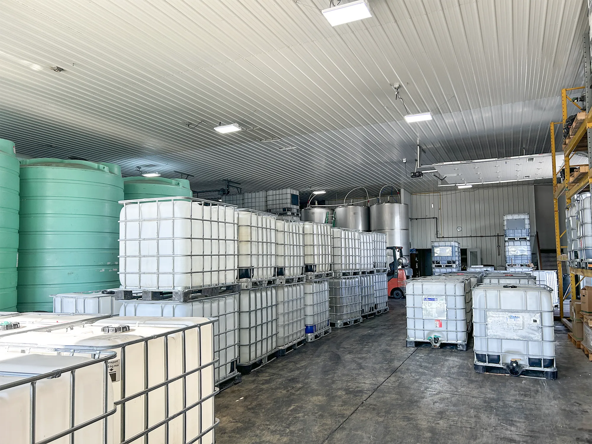 Large Equipment in Insulated Workshop