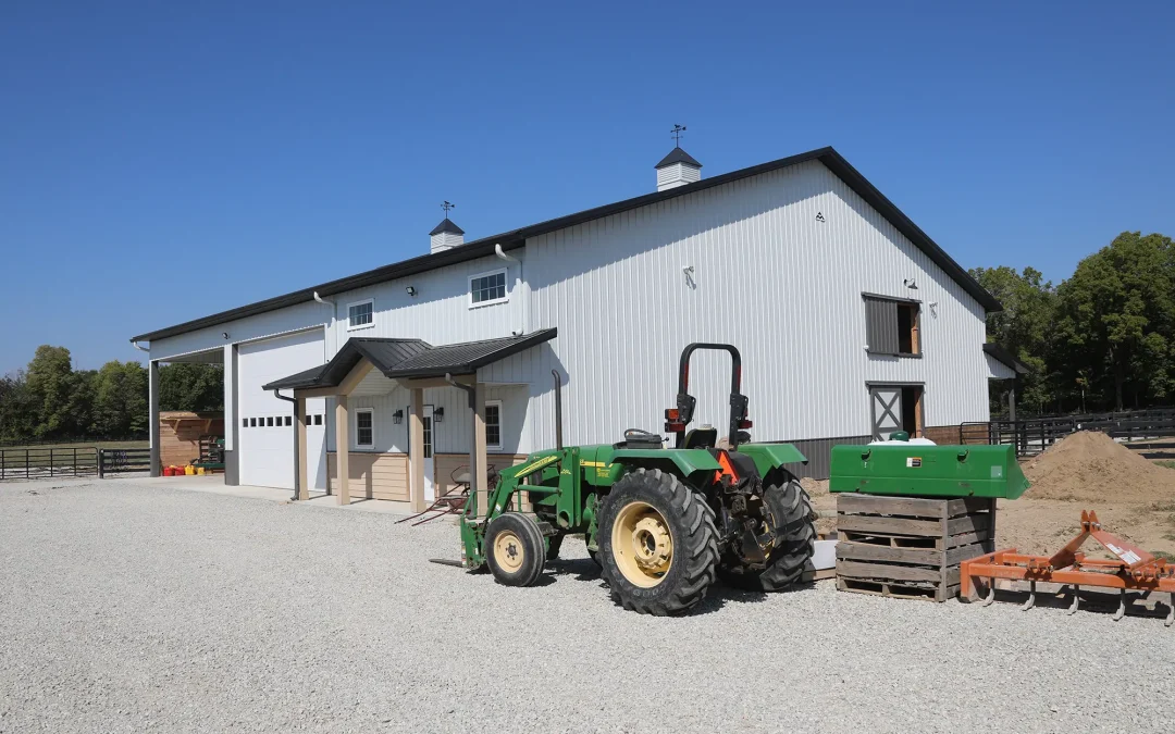 equestrian post-frame building