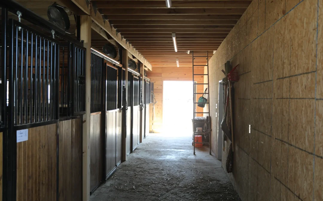 equestrian post-frame building