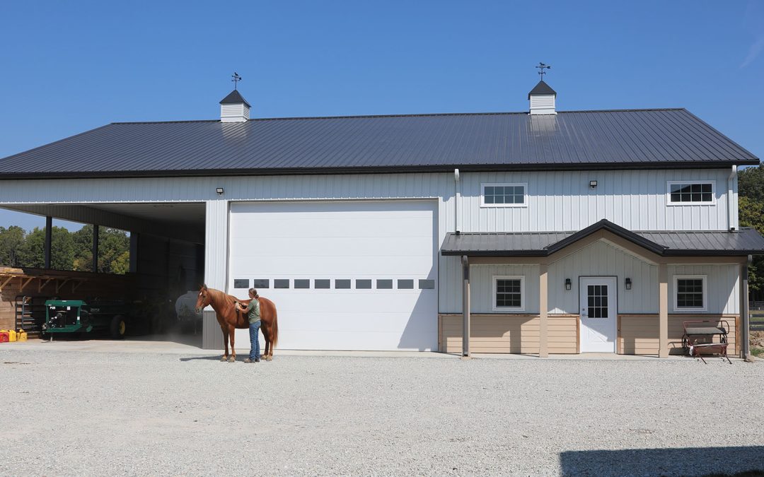 equestrian post-frame building