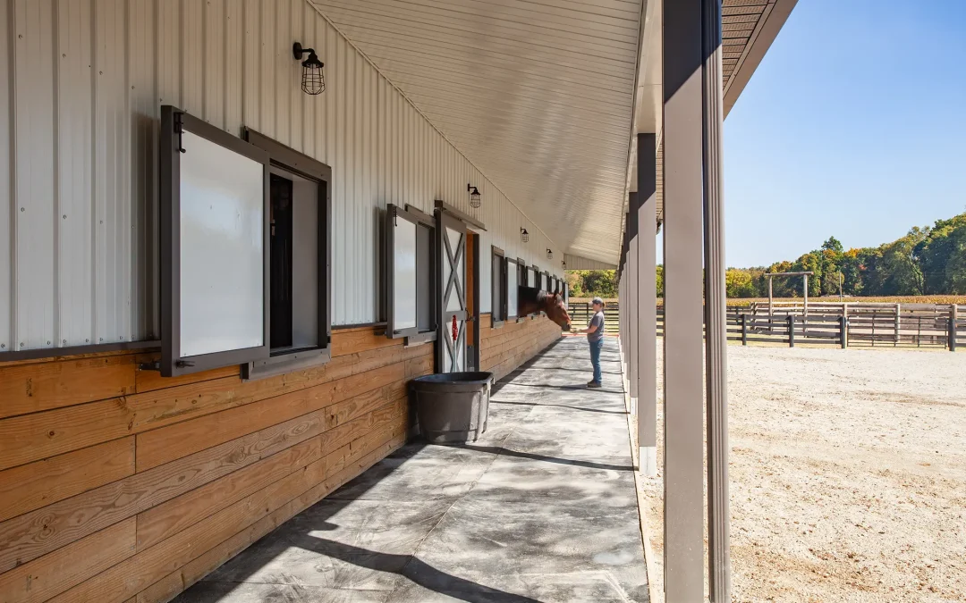 HorseStables_Header_02 Equestrian Post-frame building