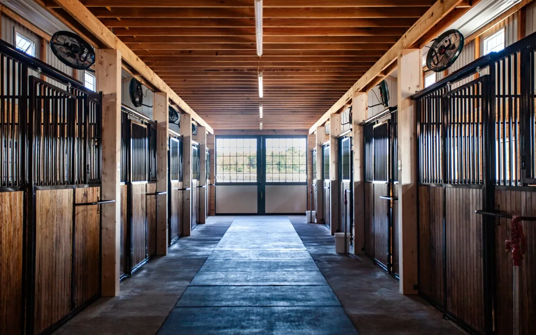 equestrian post-frame building