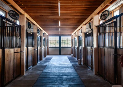 equestrian post-frame building