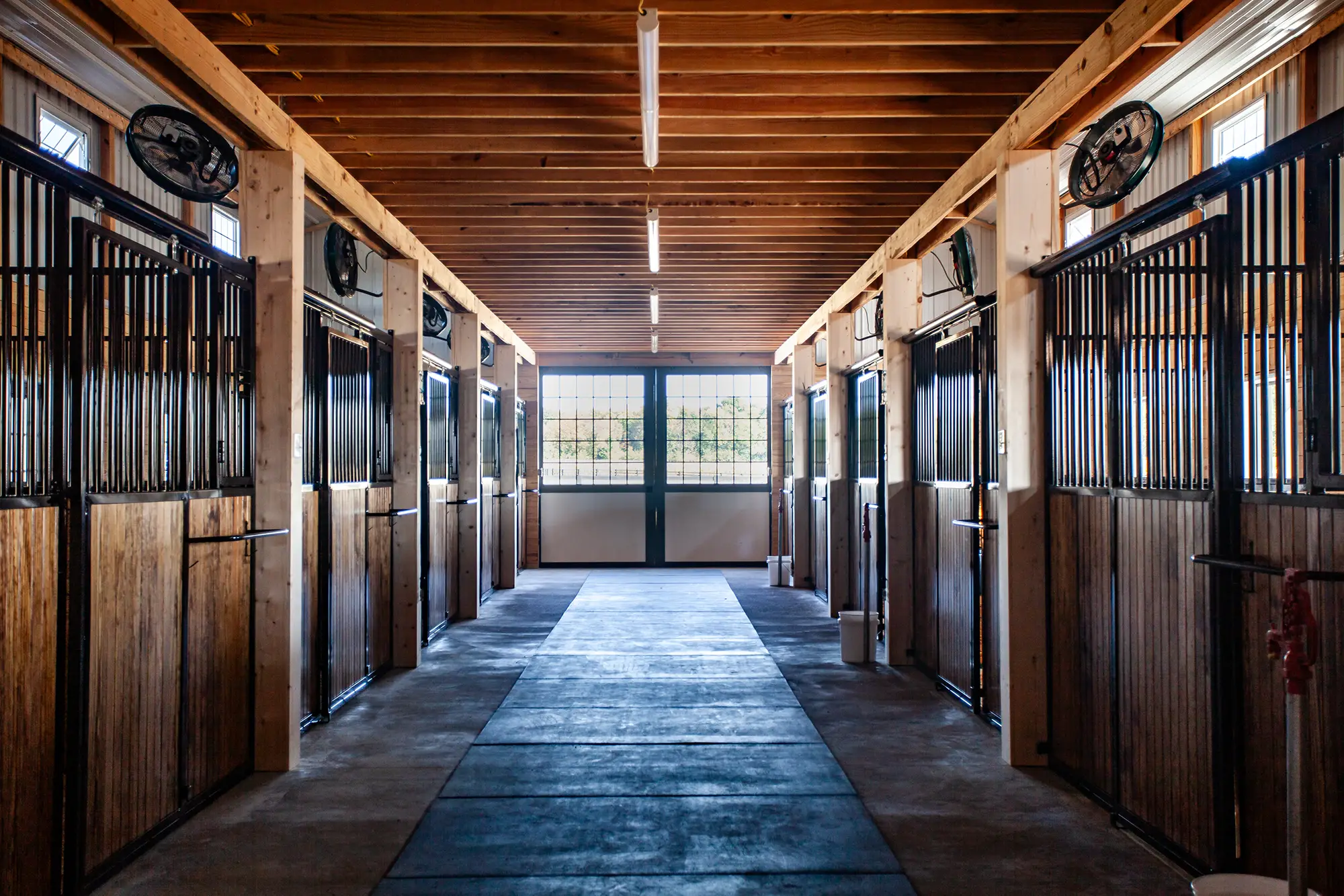Large Equipment in Insulated Workshop