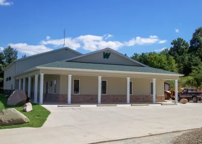 Commercial post-frame building