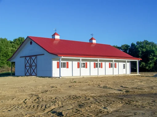 Huntington_Equestrian Equestrian post-frame building