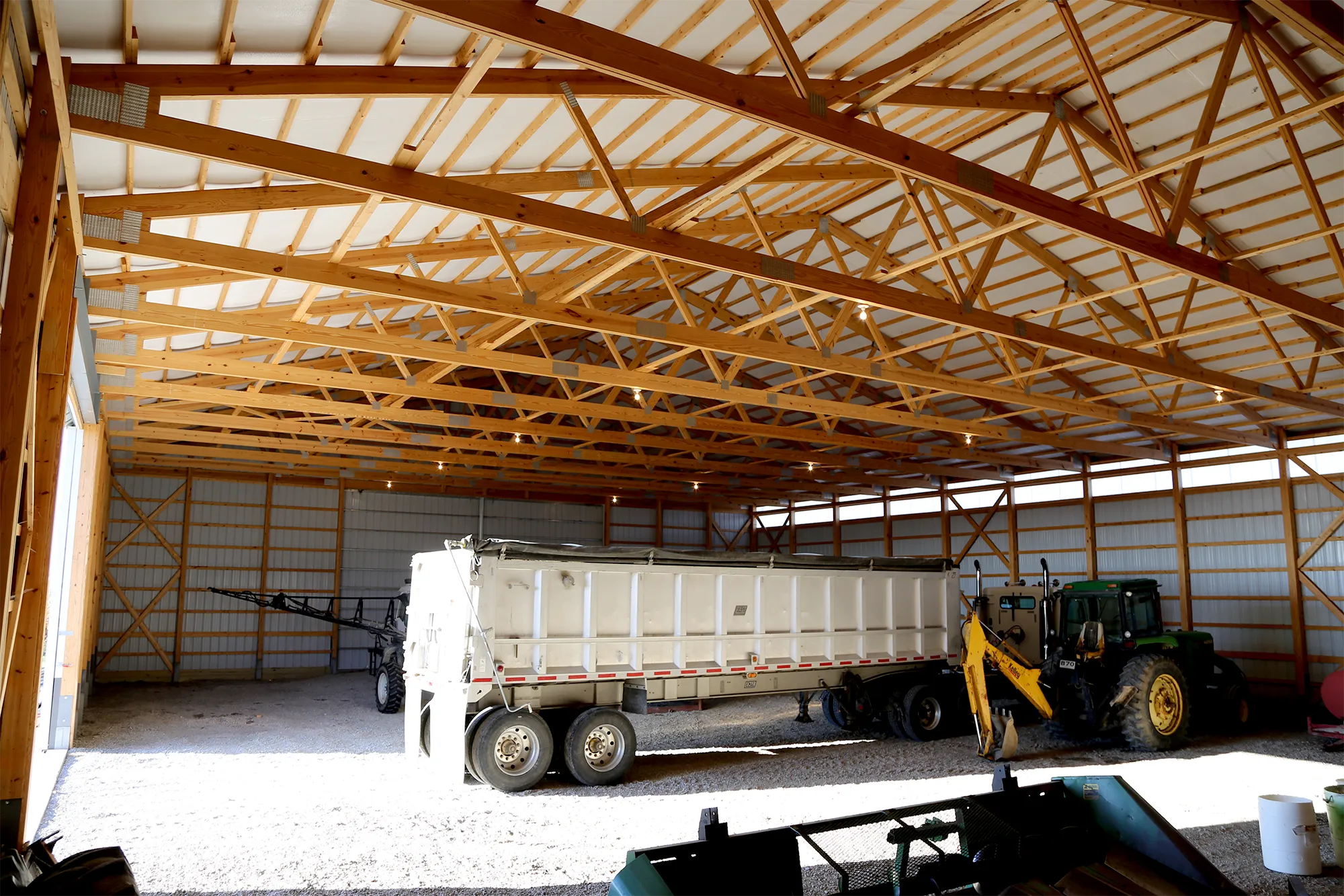 Large Equipment in Insulated Workshop