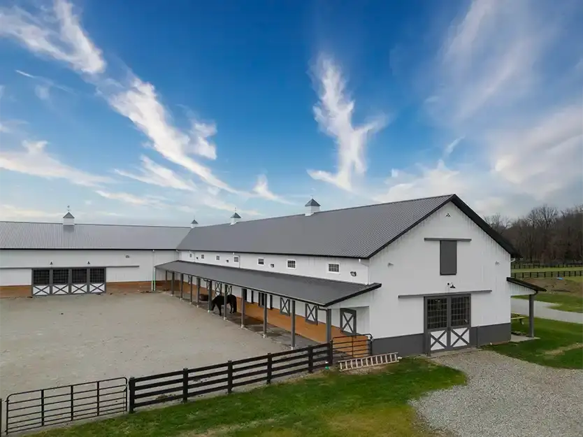 equestrian post-frame building