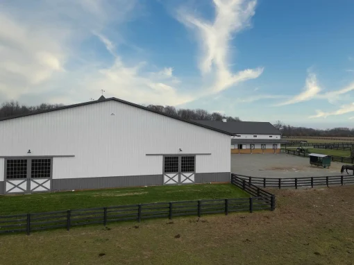 RidingArenas_Exterior equestrian post-frame building