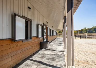 equestrian post-frame building