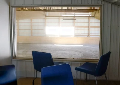 equestrian building overlook