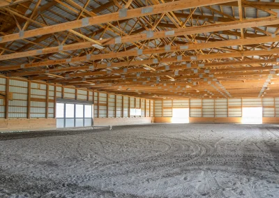 Interior Equestrian Post-frame building