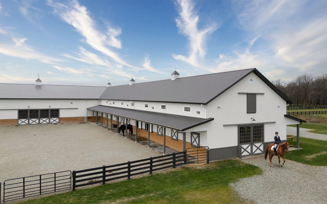 equestrian post-frame building
