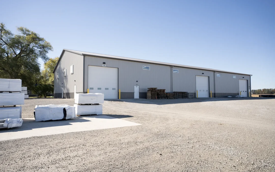 Commercial post-frame building