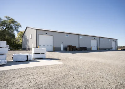 Commercial post-frame building