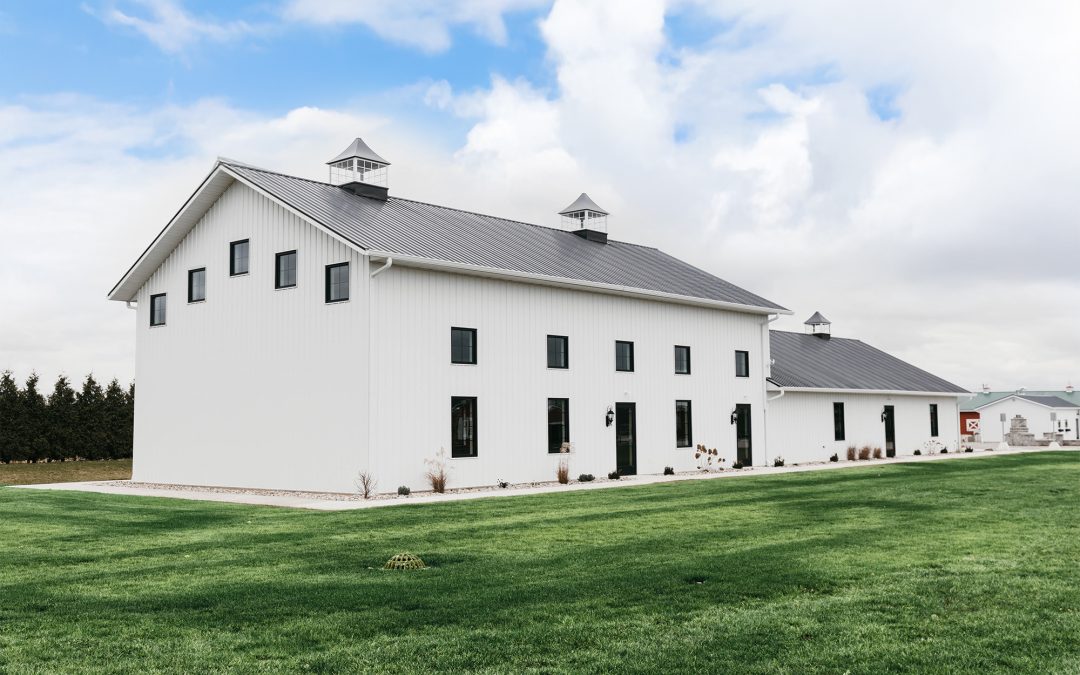 Commercial post-frame building