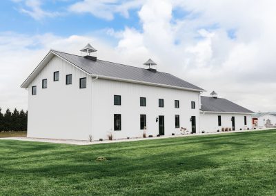 Commercial post-frame building