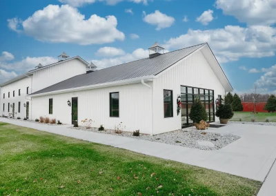 Commercial post-frame building