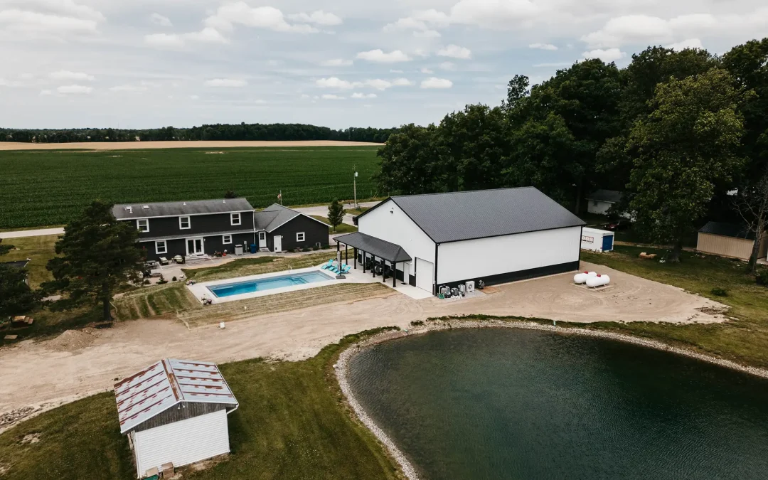 Accessory and Storage pole-frame building exterior