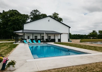 Accessory and Storage pole-frame building exterior