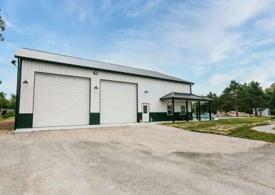 Accessory and Storage pole-frame building exterior