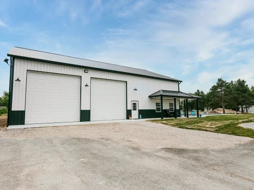 Residential Accessory Storage Accessory and Storage pole-frame building exterior