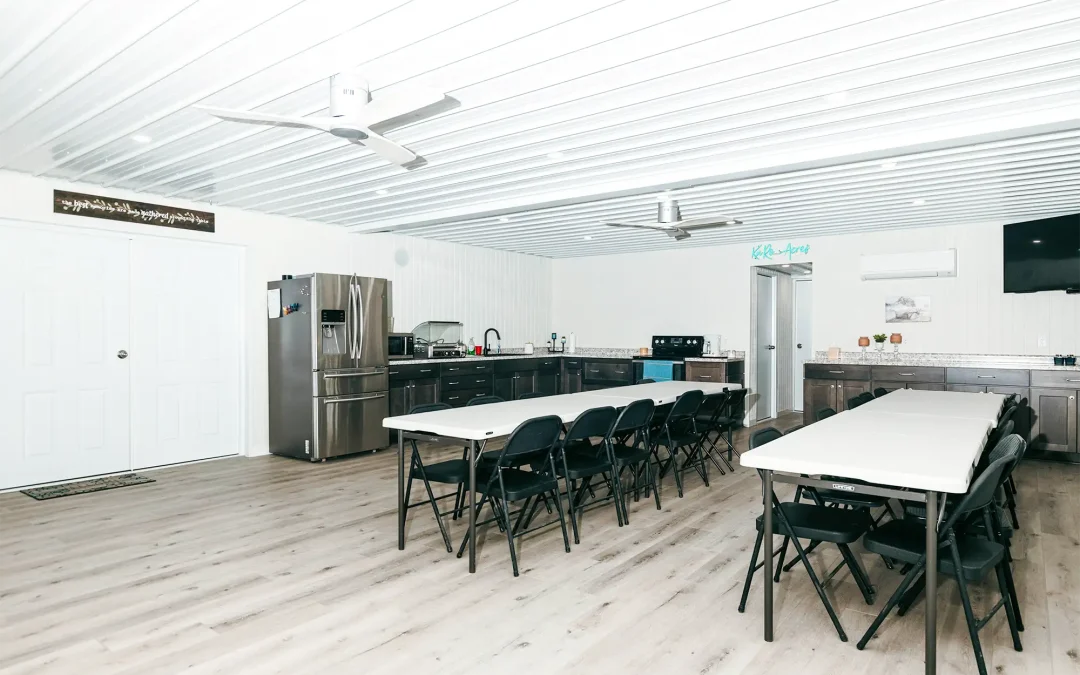 Accessory and Storage pole-frame building interior