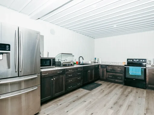 Residential Accessory Storage Accessory and Storage pole-frame building interior