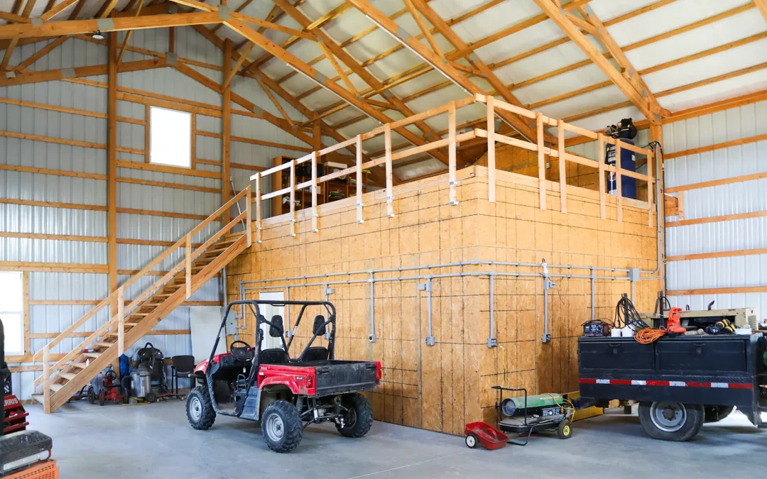 AccessoryStorage_Interior_01 Accessory and Storage pole-frame building interior