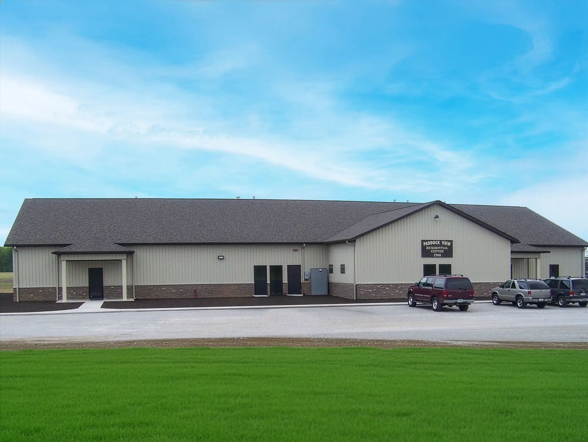 Park Pavilion during construction