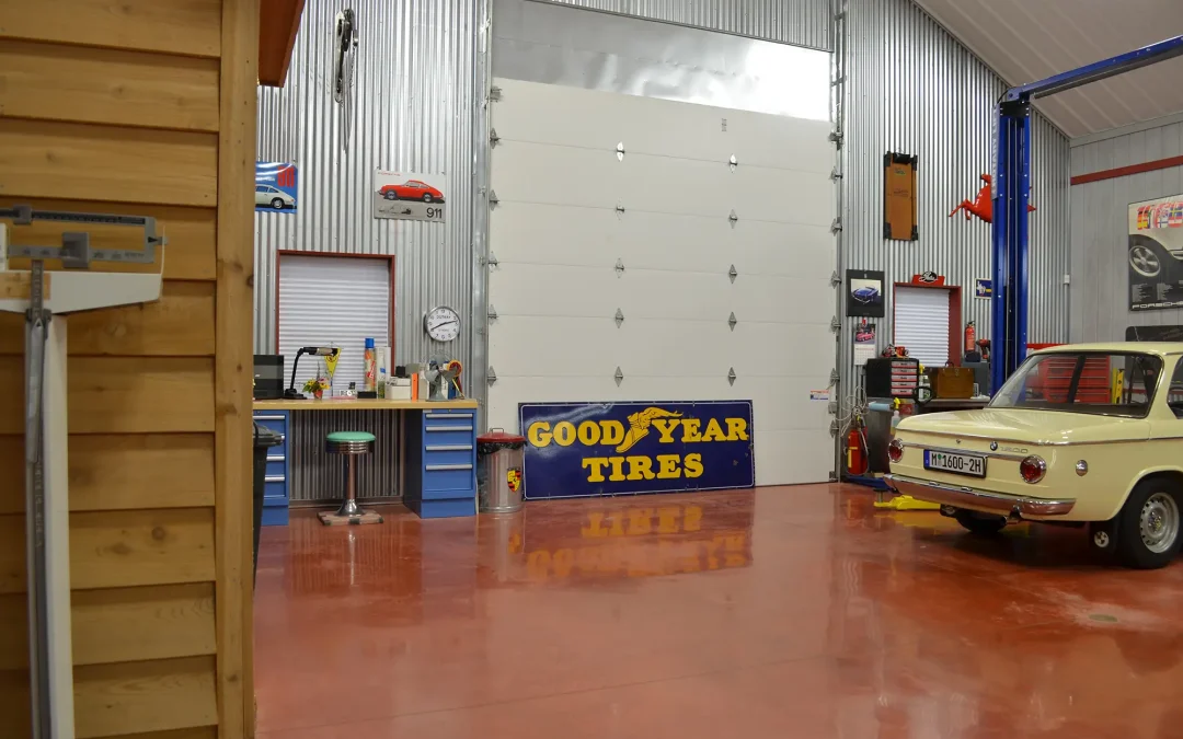 Hobby and Storage post-frame building interior