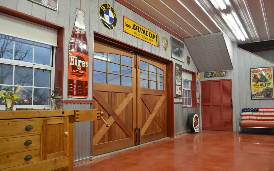 Hobby and Storage post-frame building interior