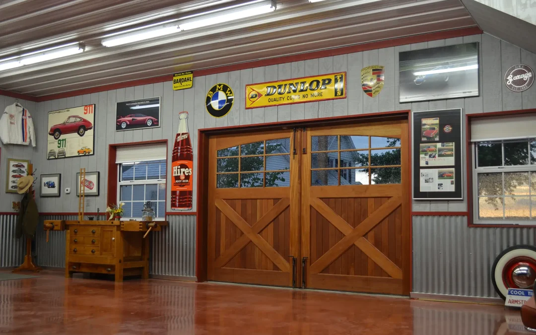 Hobby and Storage post-frame building interior