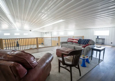 Interior Residential Post-frame building