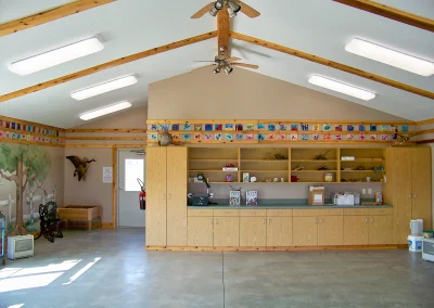 interior school building