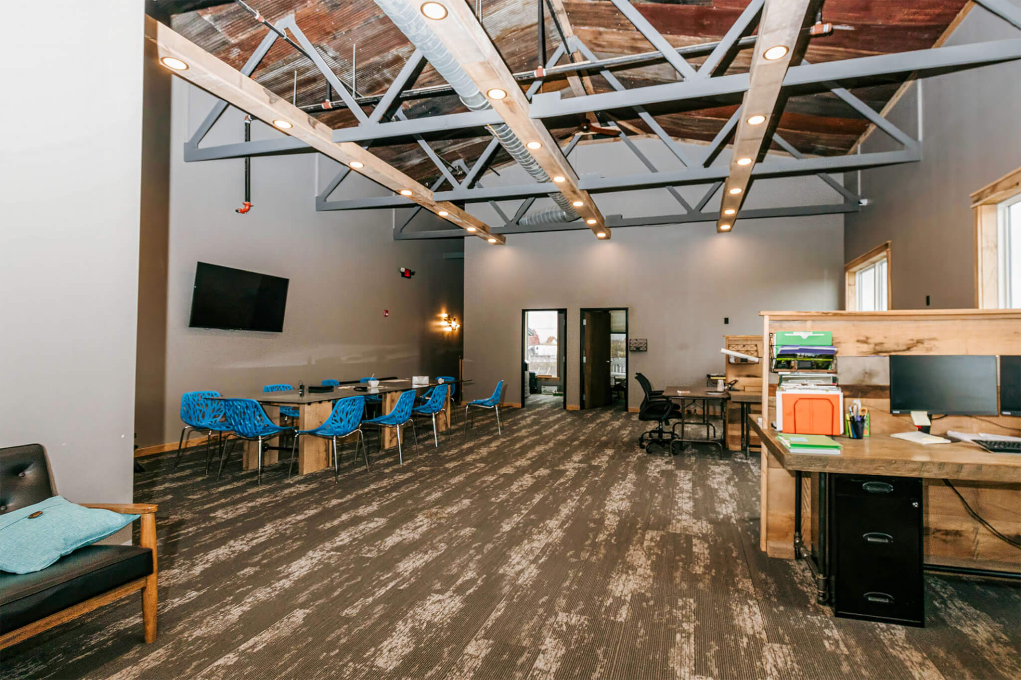 modern post-frame offices