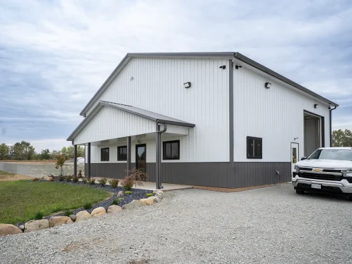 Wabash_Commercial Exterior commercial post-frame building