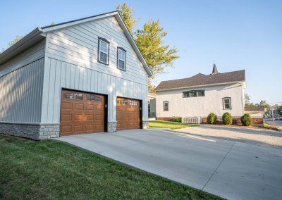 residential pole barn high-end details