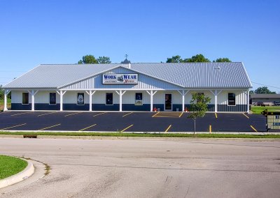 Commercial post-frame building