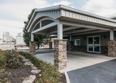 Community post-frame building