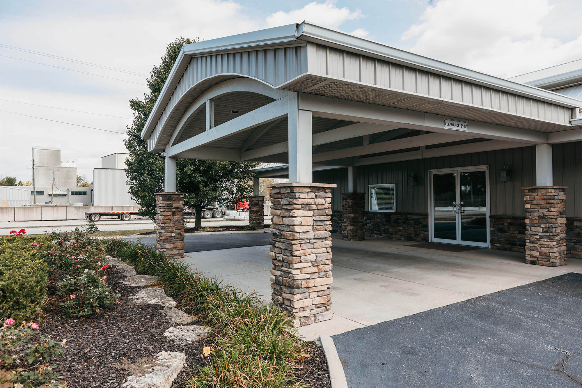 Community post-frame building