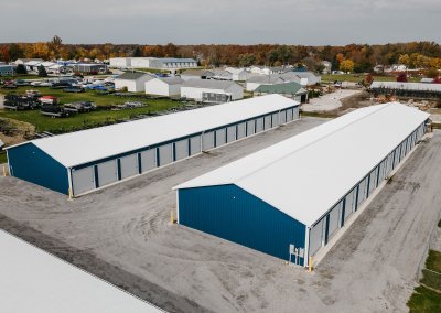 Commercial post-frame building