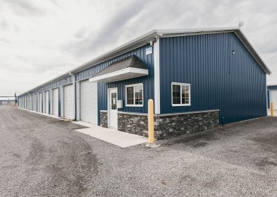 Commercial post-frame building