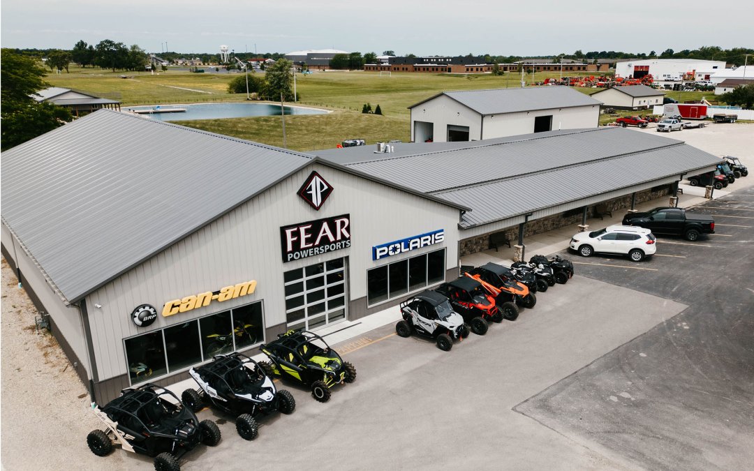 Commercial post-frame building